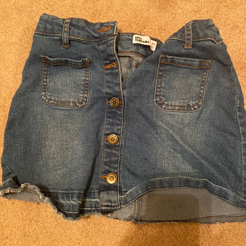 epic threads jean skirt